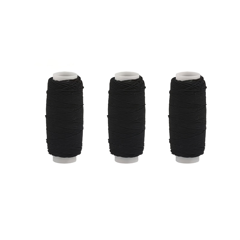 20m Black White  Elastic Threa - Sewing Latex ulasan dan harga