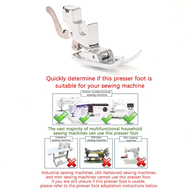 2Pcs Stitching Foot Holder Uni - Textile Sewing Machine ulasan dan harga