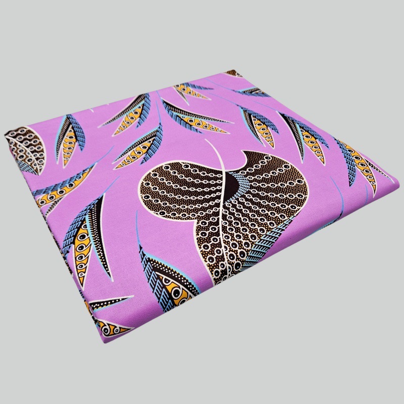 46Inch * 6Yards Purple African - Sewing Batik Fabric ulasan dan harga