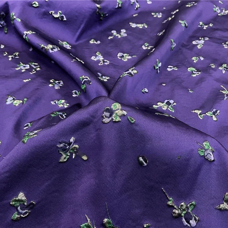 Elegant Gold Thread 3D Embosse - Sewing Thread In Textile ulasan dan harga