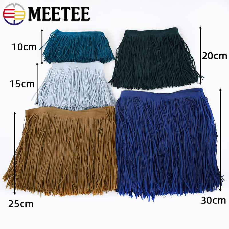 2/4Meters 3mmx15cm Tassel Frin - Sewing Thread In Textile ulasan dan harga
